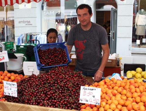 Neue Früchte der Saison im Juli